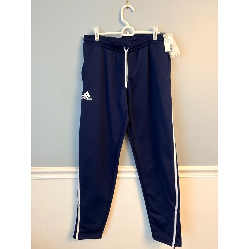 Adidas Mens Aeroready Sideline Knit Track Soccer Warm Up Pants Navy Blue  Simall
